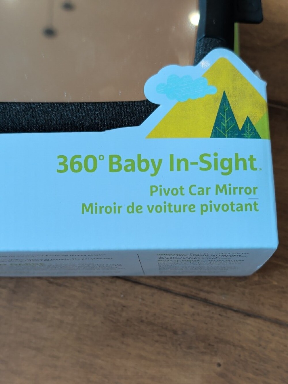 Munchkin 360° Baby In-Sight Pivot Car Mirror - Black - Picture 3 of 3